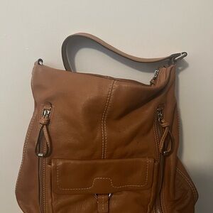 Banana Republic Tan Leather Shoulder Bag
